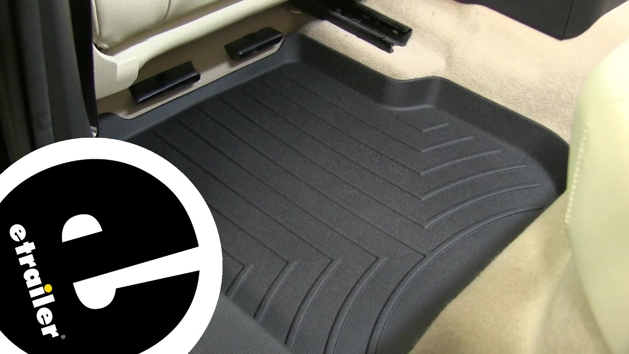 etrailer WeatherTech 2nd Row Rear Floor Mat Installation 2013