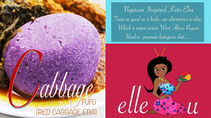 How to Make Cabbage Fufu | Red Cabbage Mash | Keto friendly, Low - carbs, Paleo | Keto Receipes