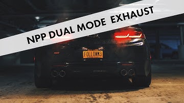2017 Camaro SS NPP Dual Mode Exhaust ( Cold Startup )
