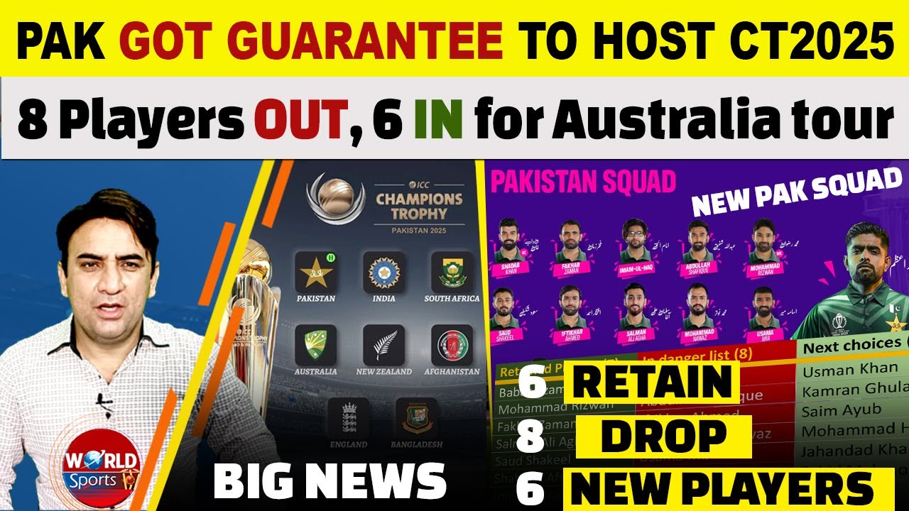 Breaking News: Pakistan Confirmed as Host for ICC Champions Trophy 2025 | NEW PAK SQUAD