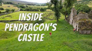 Exploring the 12th Century Pendragon Castle in the beautiful countryside of the Vale of Mallerstang.