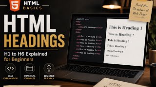 HTML Headings Explained | H1 to H6 Tutorial for Beginners (HTML Basics) 2026