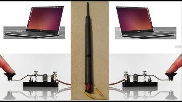 QSO CW at 2.9Khz on the ULF BAND - laptop to laptop in the same room or building using this setup