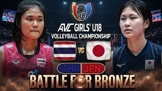 THAILAND 🇹🇭 vs 🇯🇵 JAPAN - BATTLE for 3RD | AVC Girls U18 Volleyball Championship 2026