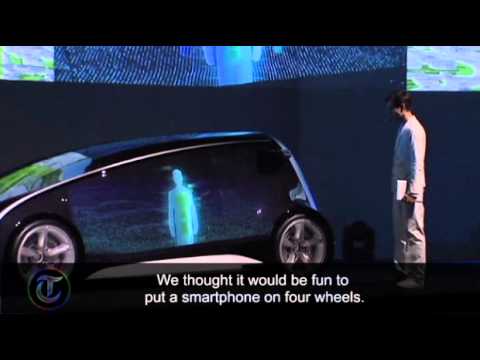 Toyota unveil smartphone car for Tokyo Motor Show