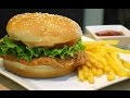 KFC Style Crispy Chicken Burger (Zinger Burger)