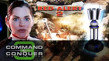 🔴⁴ᴷ⁶⁰ C&C 3 Red History Mod | Allies vs Soviets Hard AI | Coastline