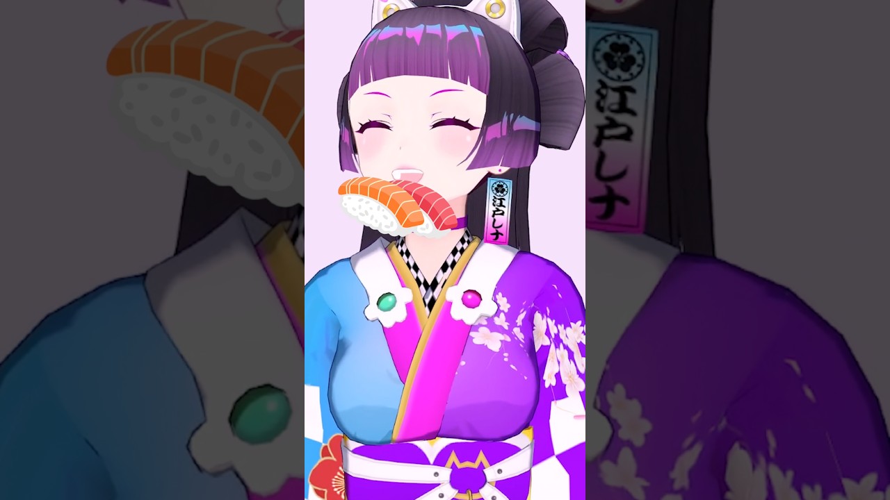 Rhythm Japanese Food 🍣🍙🍡 #vtuber #rhythmgame