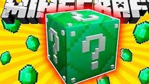 Emerald Lucky Block Showcase | Lucky block mods