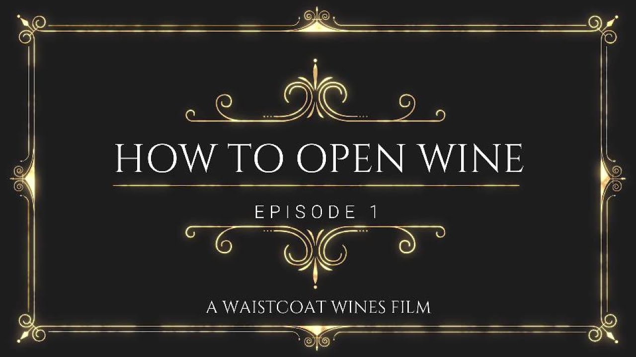 How to open wine