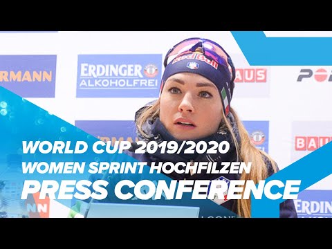 Hochfilzen Women Sprint Press Conference