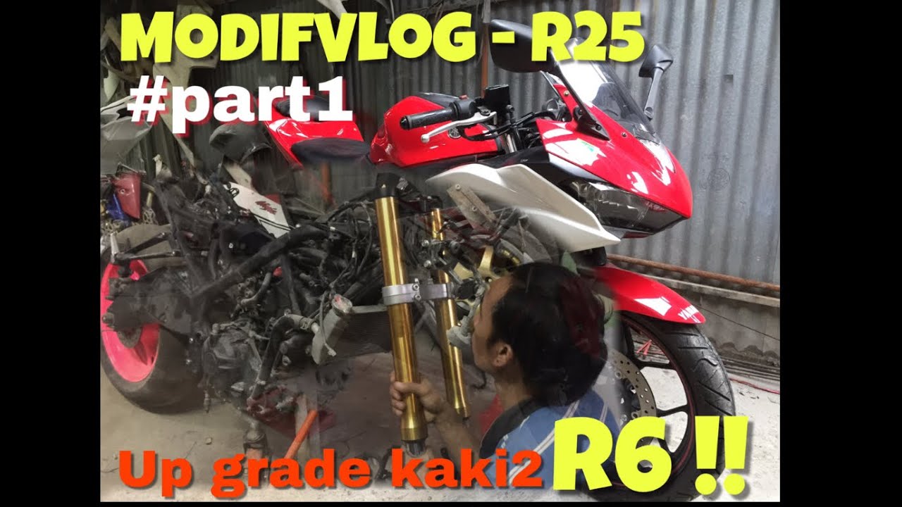 Modifikasi Yamaha R25 Batik Samarinda Proses Part 1 DJ