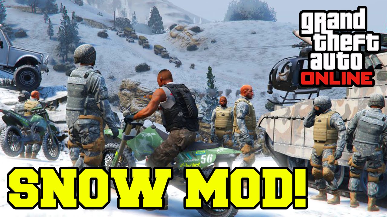 GTA V Online Snow Mod for GTA 5