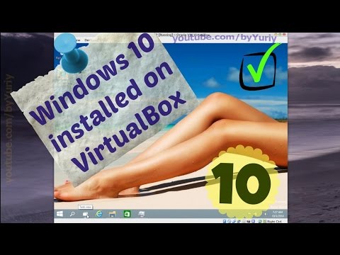 How to install Windows 10 on Oracle VirtualBox (RAM usage)