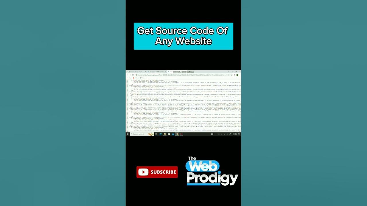 How to get source code of any website - YouTube