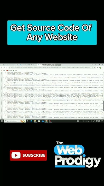 How to get source code of any website - YouTube