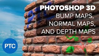 Photoshop 3D - Understanding Depth Maps, Bump Maps, and Normal Maps