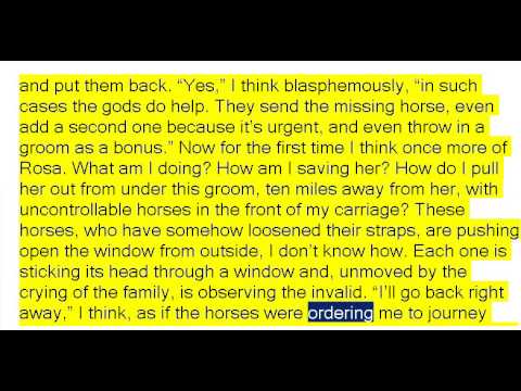 The Country Doctor by Franz Kafka (Book Reading, British English Female Voice)