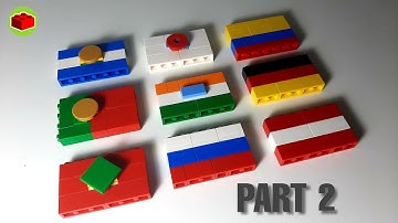 Build Mini LEGO Flags | Part 2 (Easy Tutorial)
