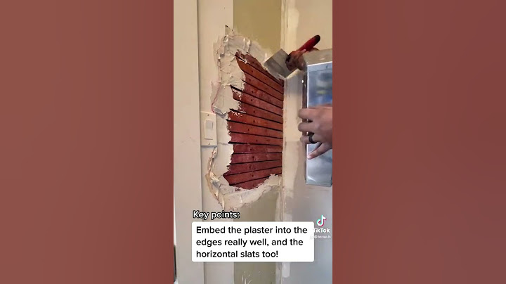 How to repair lathe and plaster - one DIY way! #shorts #diy #satisfying