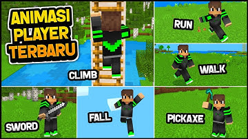 ANIMASI PLAYER TERBARU "NO BEHAVIOUR" MCPE 1.18 - 1.19!