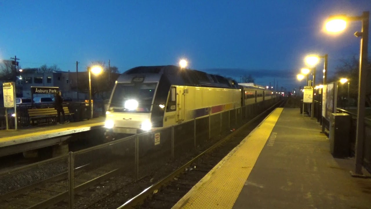 Train 4753 at Asbury Park 12/29/18 YouTube