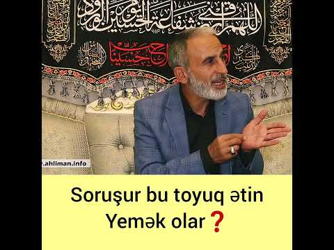 Soruşur bu toyuq ətini yemək olar ? Haci Əhliman