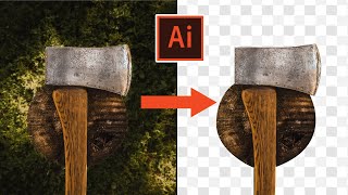 How to Remove background in AI Illustrator 2023