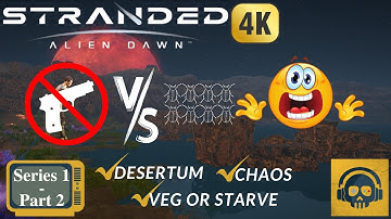 Stranded Alien Dawn (Early Access) in 4K - Desertum - Gameplay Walkthrough Part 2 (S1)