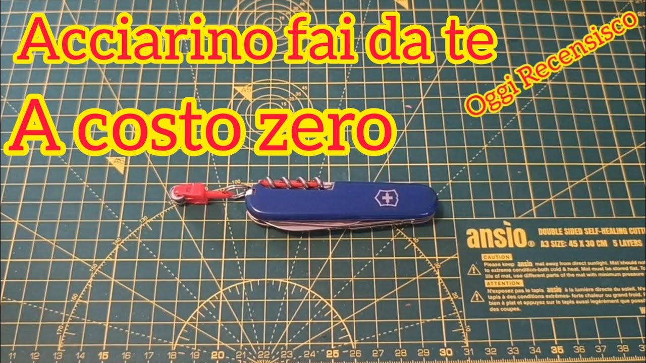 Costruiamo insieme un acciarino a costo zero per il vostro Victorinox