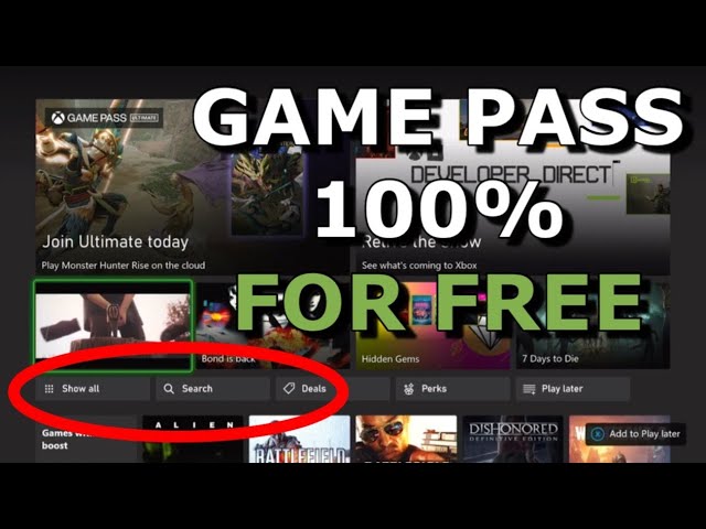 How To Get Xbox Game Pass FREE IN 2024! class=
