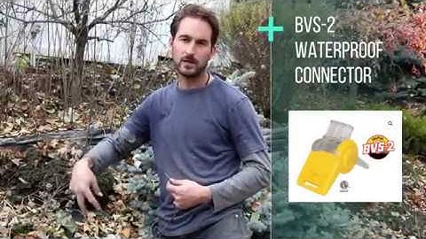 How to Wire Low Voltage Landscape Lighting with BVS-2 Waterproof Connector