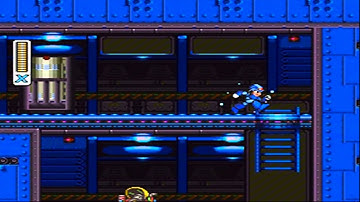 Mega Man X2 100% - Part 1: Intro Stage + Wheel Gator