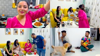 আজ হলো বাড়িতে জমজমাট Houseparty💕💕💕 Fun Time With Friends And Special Menu❤️😍❤️ screenshot 3