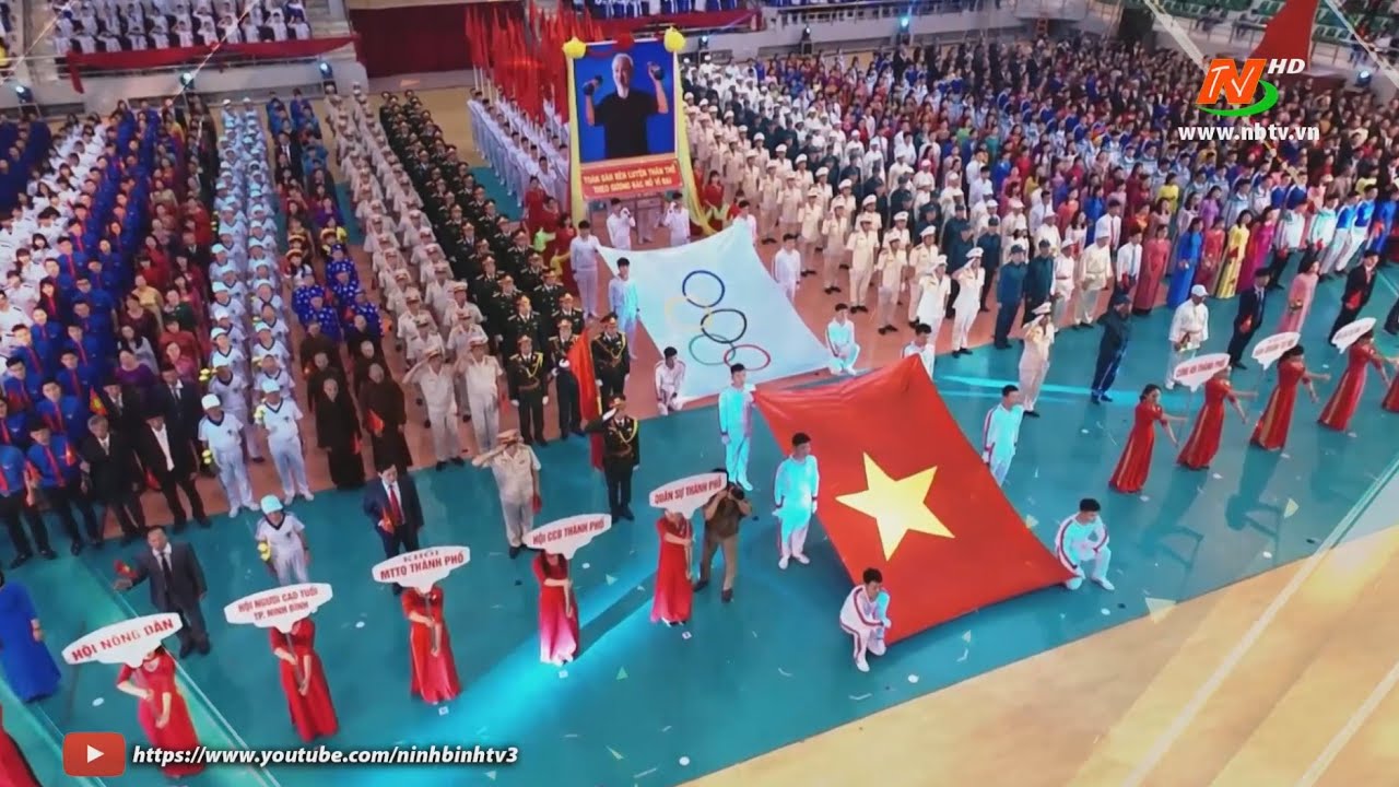 TRUYỀN HÌNH TRỰC TIẾP: Lễ khai mạc Đại hội TDTT thành phố Ninh Bình lần thứ VII năm 2022