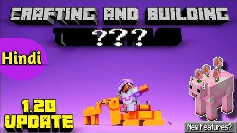 Crafting and Building 🔥🔥 | 1.20 update, name revealed 🎮 🥰🥰 | The Moody Guy