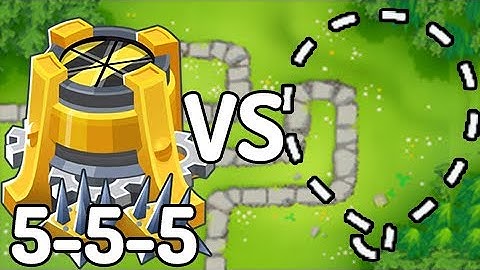 5-5-5 Spike Factory VS. Test Bloon