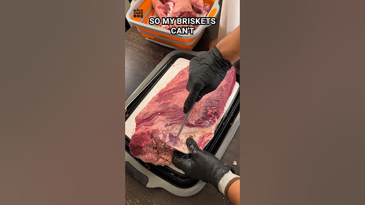 Why Trim Briskets