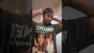 How I maintain my short pixie and workout 🏋🏽‍♀️ #shorts #shorthair #fitnessgirl