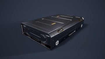 Hard Surface Design Timelapse | Sci-Fi Crate | Maya 2019