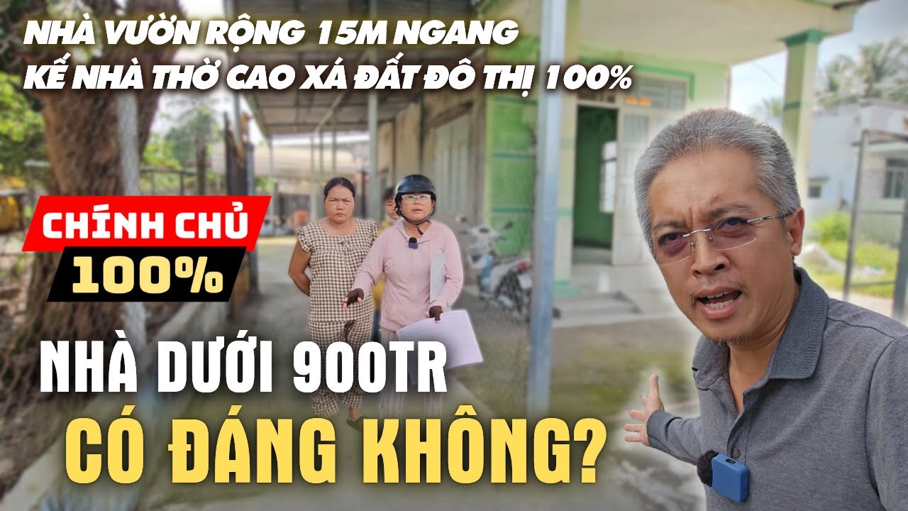 Chỉ vì điểm này, căn nhà 15m ngang của chị Thanh rớt giá dưới 900tr. Sát khu nhà thờ Cao Xá Tây Ninh