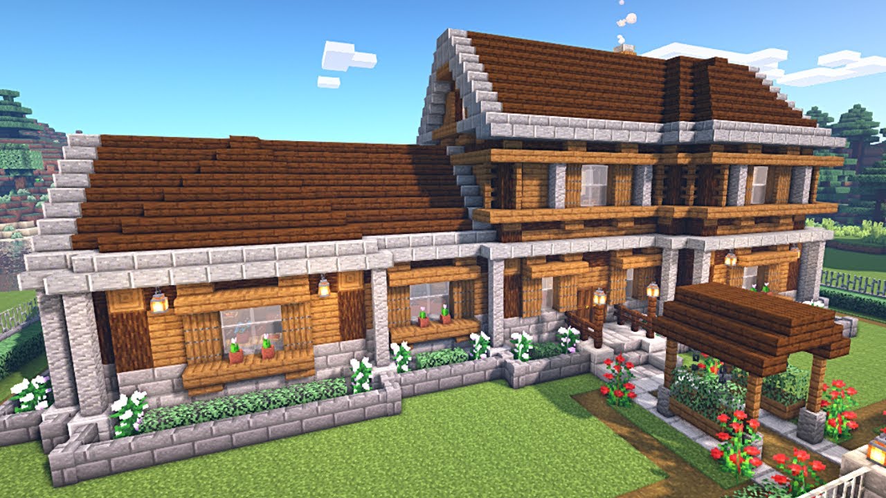 minecraft spruce house - Google Search  Casas minecraft fáciles, Mansión  minecraft, Mansión de minecraft