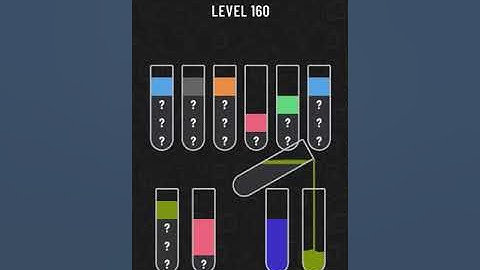 Water Sort Puzzle level 160 | Gameplay Mobile Games