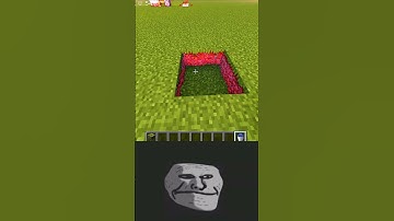 Flowers & Sapling 🌸😍 [Troll Face] #part 11 #shorts #minecraft #logic #trollface #viral