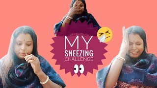 Nose👃blowing sneezing 🤧challenge Part-3@dailyvlogwithjui4619