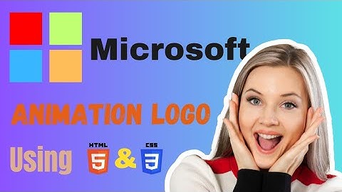 Microsoft Animation Logo using Html & Css