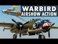 Vintage warbird airshow action 2021