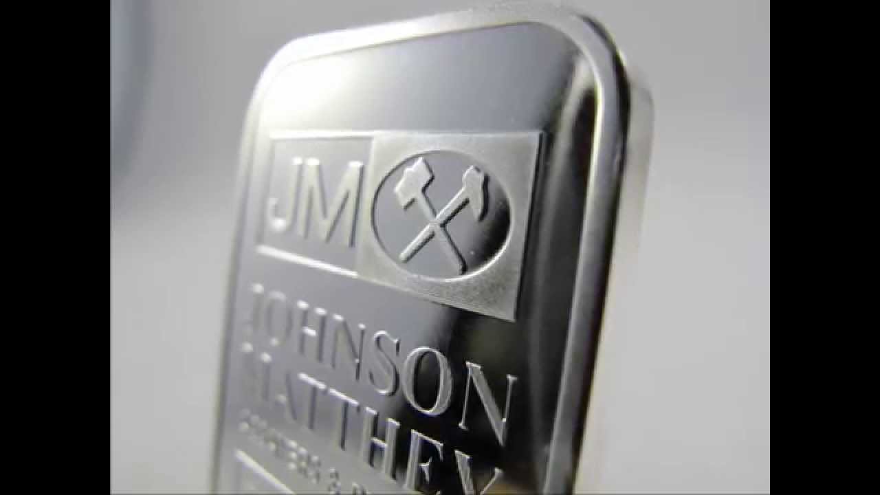 Shop Johnson Matthey 1 oz Silver Bar: High-Quality with Live