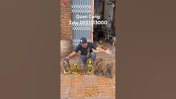 Quan công bằng đồng #đồcổcầnthơ #phongthuy #đồcổ