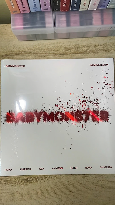 Unboxing BABYMONSTER’s 1st Mini Album #babymons7er #sheesh #baemon